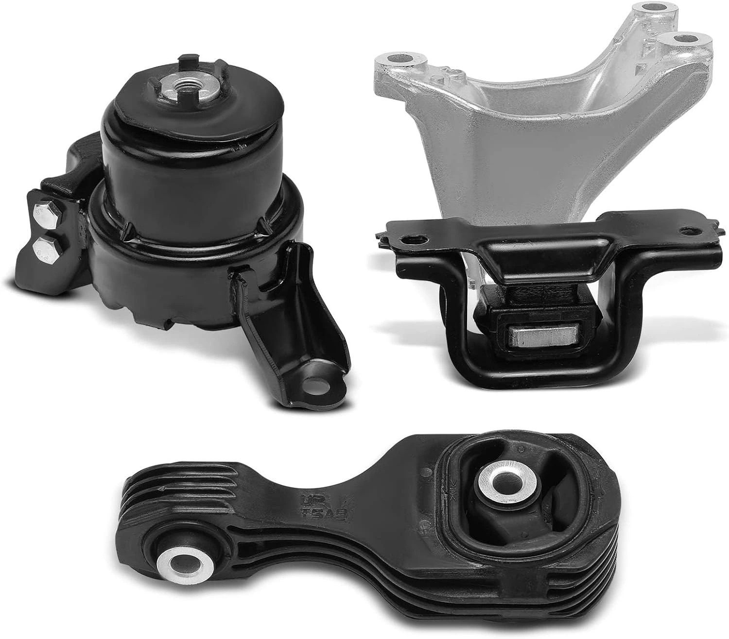 1K0261 Engine Motor Mount and Transmission Mount Set of 3 Compatible with Honda Fit 2015-2017 L4 1.5L  Manual Transmission Replace No.A65060  A65095  A65061