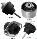 1K1144 Engine Mounts & Transmission Mount 4Pcs For Peugeot Partner 09-03 L4-1.6L Manual